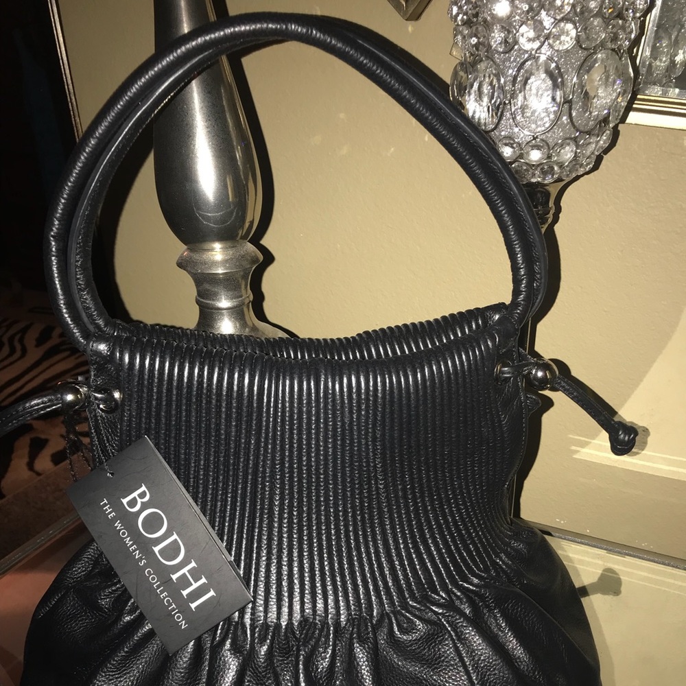 Authentic BODHI leather hobo handbag.